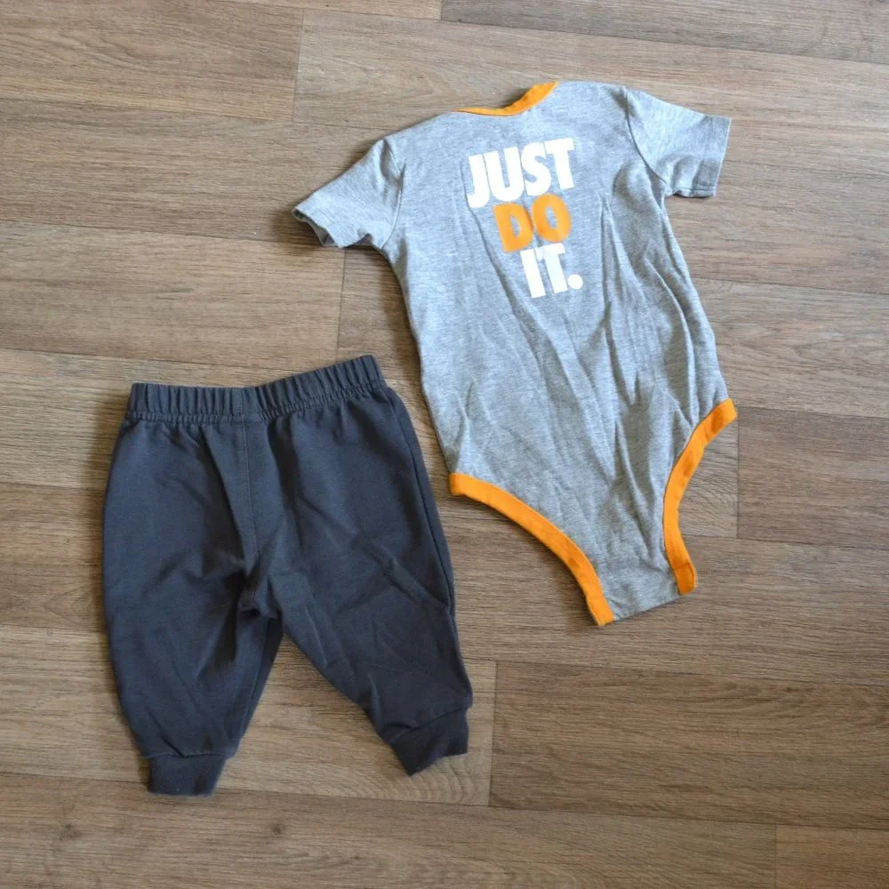 Nike Baby Athletic Just Do It Matching Outfit Size 3-6 Months
